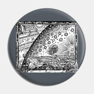 Flammarion engraving - Machinery of the Universe Pin