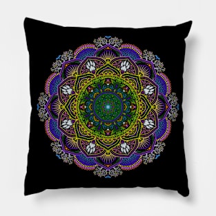 Forest Beauty Mandala Pillow