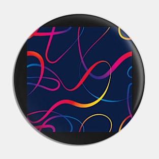 Abstract elegant lines in rainbow colors Pin