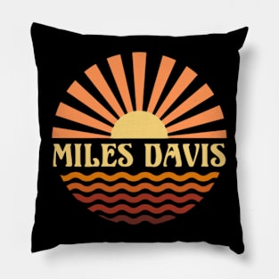 Personalized Miles Name Vintage Styles Camping 70s 80s 90s Pillow