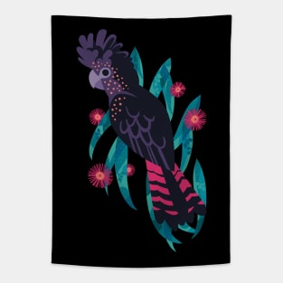 Red-Tailed Black Cockatoo Tapestry