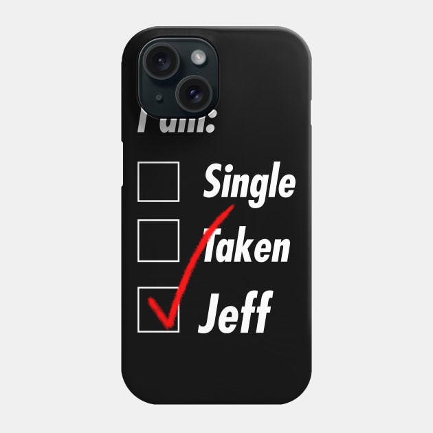 Single Taken Jeff Phone Case by TeEmporium