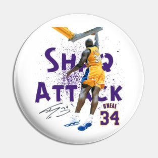 Shaq Attack Pin