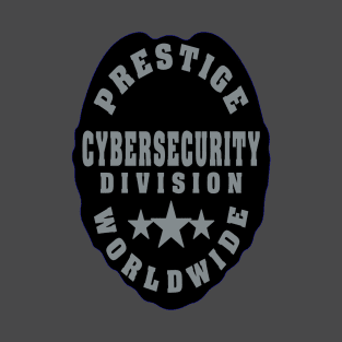 Prestige Worldwide Cybersecurity Division Front Left T-Shirt