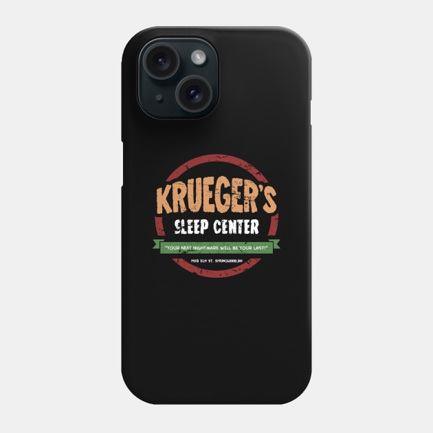 Krueger's Sleep Center Phone Case by battledad