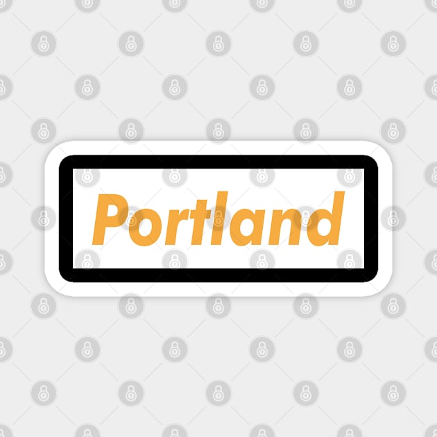 Portland Meat Brown Magnet by WE BOUGHT ZOO