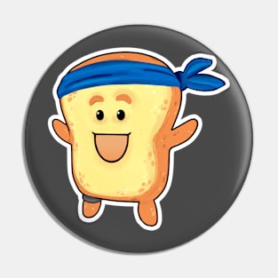 Happy Bread Pin