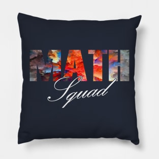 math squad Pillow