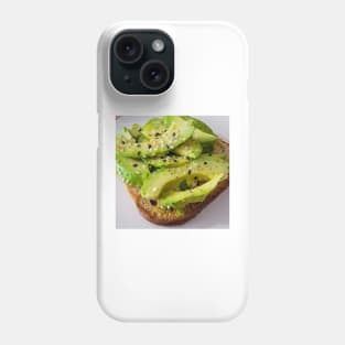 Avocado Toast with Everything But The Bagel Seasoning Phone Case