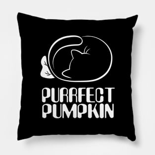 Purrfect Pumpkin Pillow