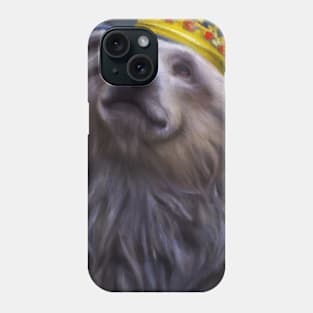 Bear with Crown Phone Case