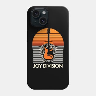 Joy Division Sunset Guitar Retro Phone Case