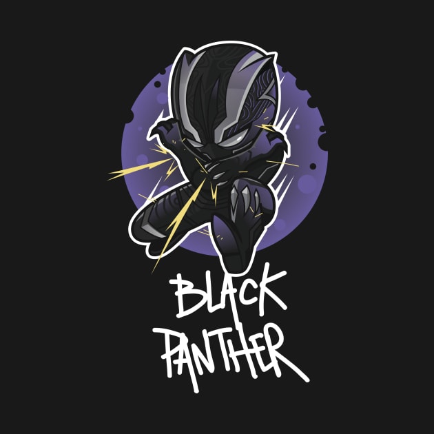 Black Panther Chibi by diditpranata