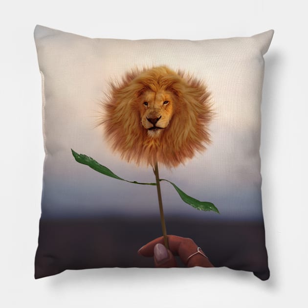 Dandi-Lion Pillow by phooknguyen