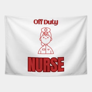 Off Duty Nurse Tapestry