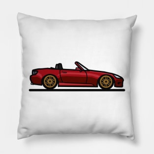 Custom S2000 Red Pillow