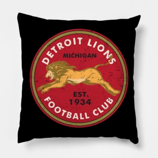 Detroit Lions 1 by Buck Tee Pillow