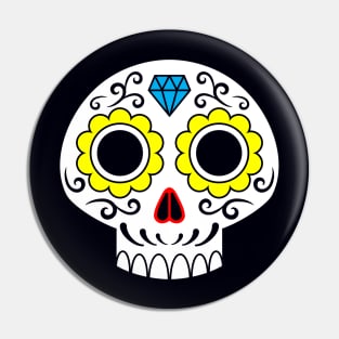 Sugar skull for a cake Pin