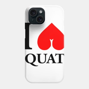 I heart squats Phone Case