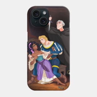 Frollo stabbing Phoebus Phone Case