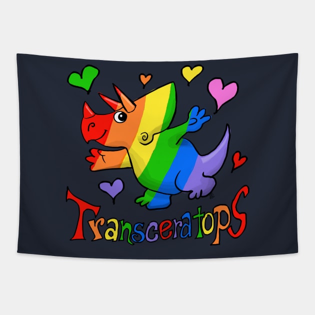 Transceratops! Tapestry by wolfmanjaq