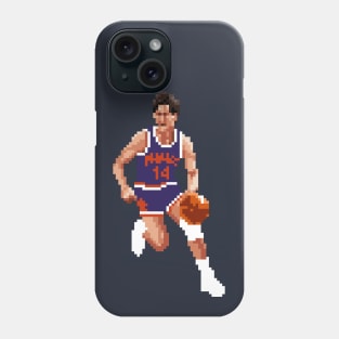 Jeff Hornacek Pixel Dribble Phone Case