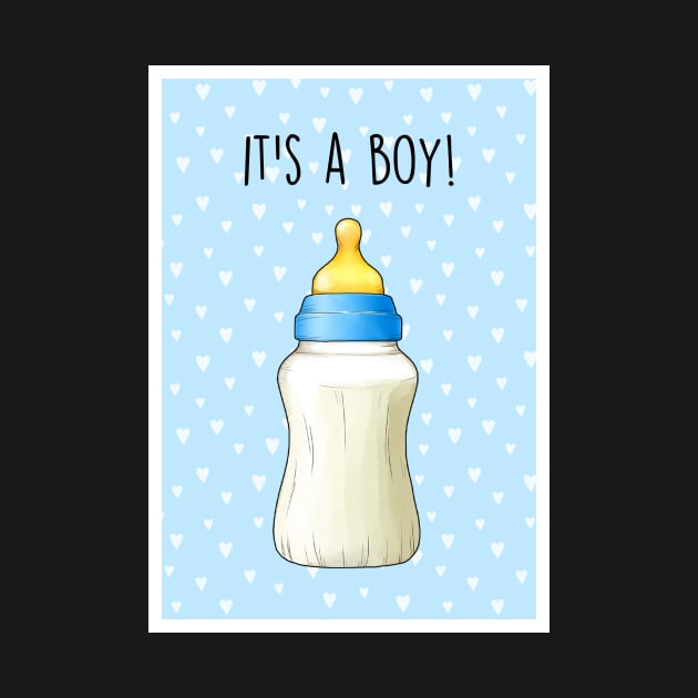 It's a boyyy by Poppy and Mabel