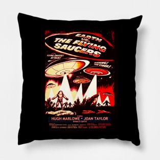 Earth vs. The Flying Saucers Pillow