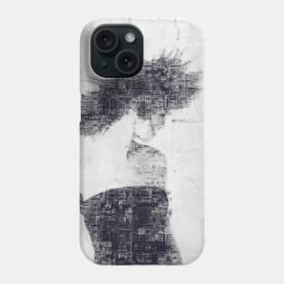 Women - vintage newspaper style Phone Case