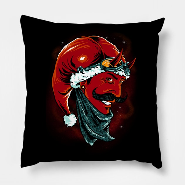 devil santa Pillow by spoilerinc