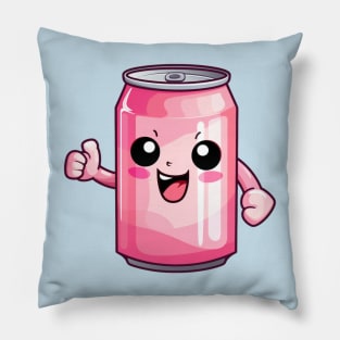 Soft drink cute T-Shirt cute giril Pillow