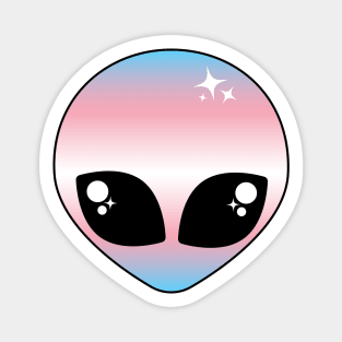 Transgender Kawaii Alien Magnet