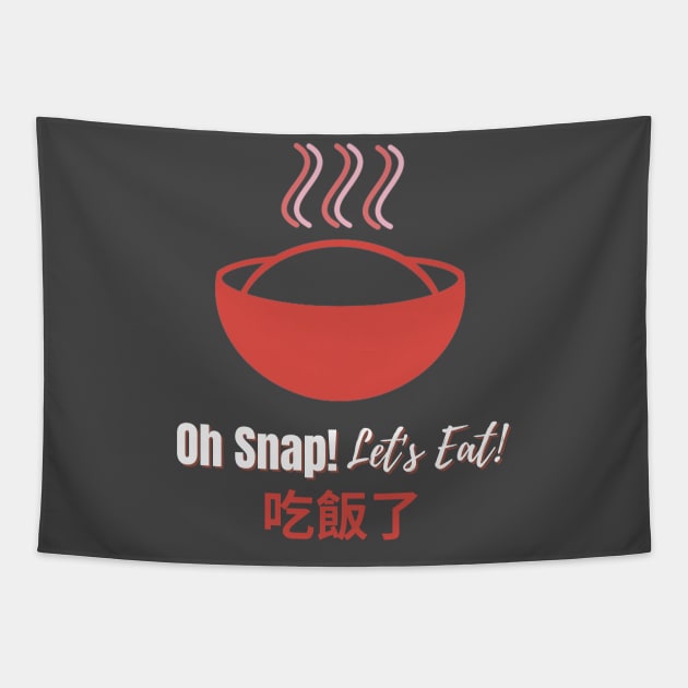 Oh Snap! Let's Eat! Tapestry by ohsnapletseat