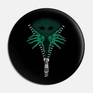 Alien inside Pin