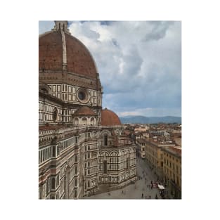 Florence Cathedral In Watercolor T-Shirt