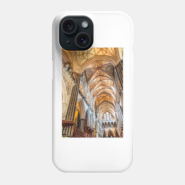 Elevate Your Eyes, Salisbury Cathedral Phone Case by BrianPShaw