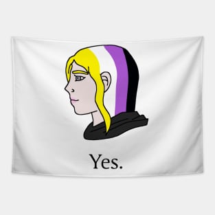 Chad Non-Binary Wojak Tapestry