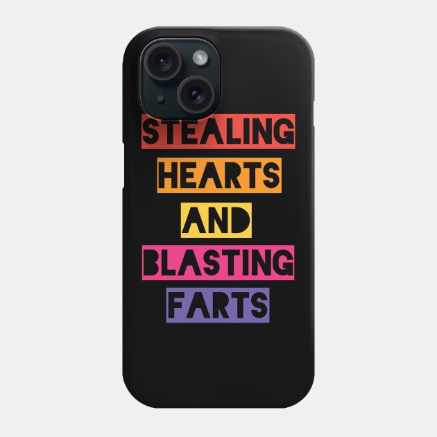 Stealing Hearts & Blasting Farts Phone Case by pako-valor