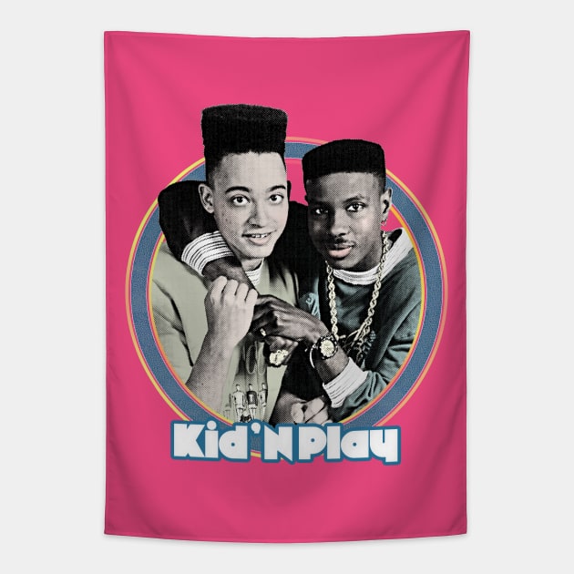 Kid 'n Play \/\/\ 90s Retro Fan Design Tapestry by DankFutura