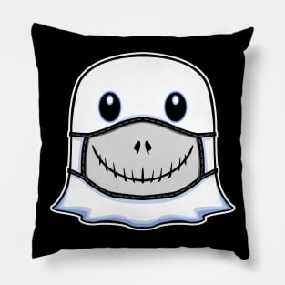 Ghost Halloween with Jack Mask Pillow