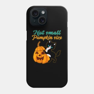 Not Small Pumpkin Size Cute Halloween Cat Phone Case