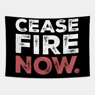 Ceasefire Now Tapestry