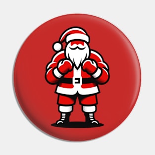 Santa's Festive Fight Night Pin