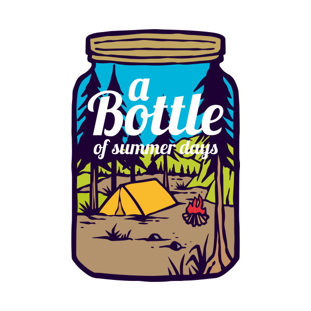 Bottle of Summer Days Outdoor by HollyDuck