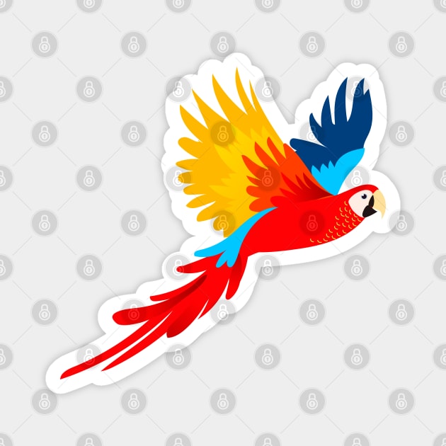 Parrot Magnet by Mako Design 