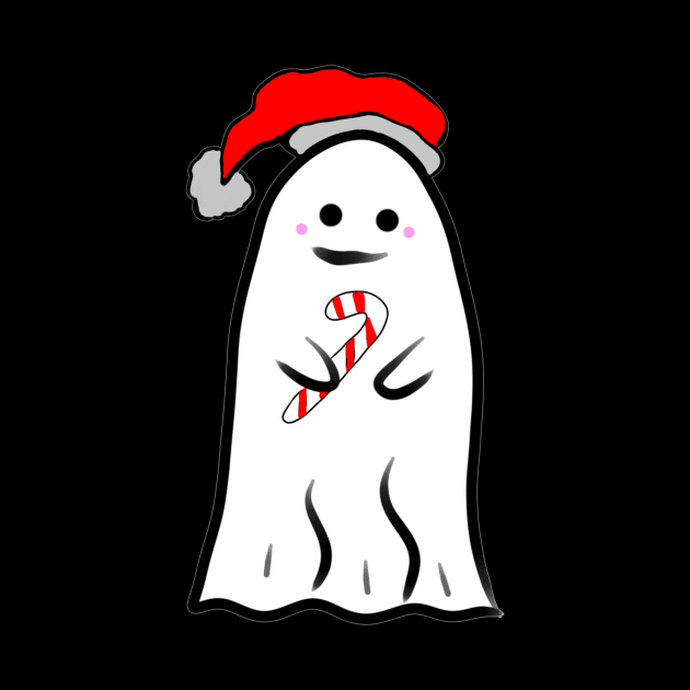 Candy Cane Ghost by DanielleGensler