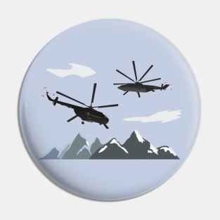 Black helicopters in Mountains Pin