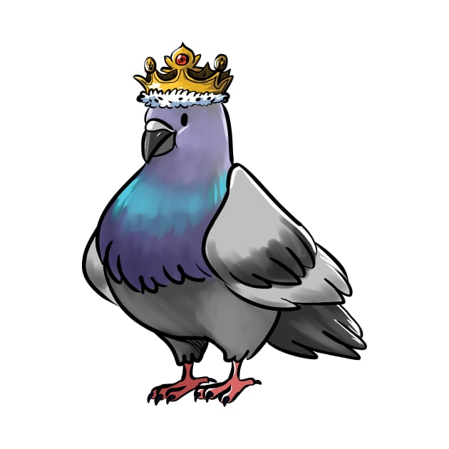 King Pigeon by angeliraferart