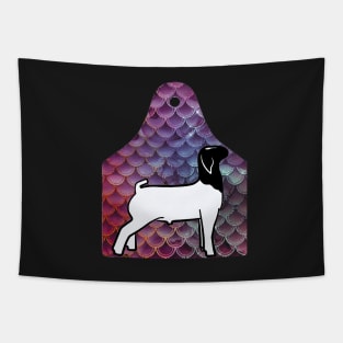 Mermaid Ear Tag - Market Goat - NOT FOR RESALE WITHOUT PERMISSION Tapestry