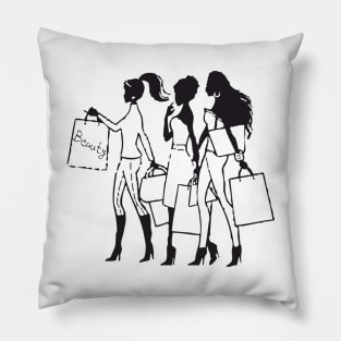 Shopping Lovers Pillow